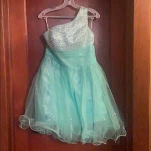 One-Shoulder Short Formal Dress